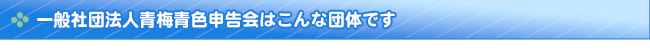青色申告会とはこんな団体です
