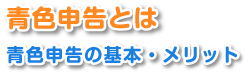 青色申告とは　青色申告の基本・メリット